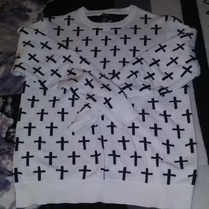 Sweatshirt white cruz forever 21 size medium